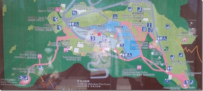 唐津、鏡山の散策MAP