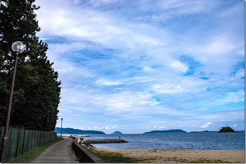 福浜海岸から伊崎漁港へ遊歩道