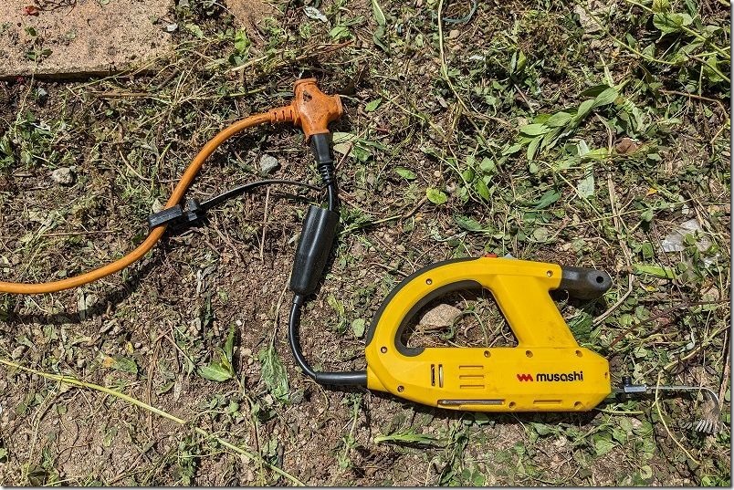 草むしりを楽にする方法・道具　ムサシ 除草バイブレーター WE-700