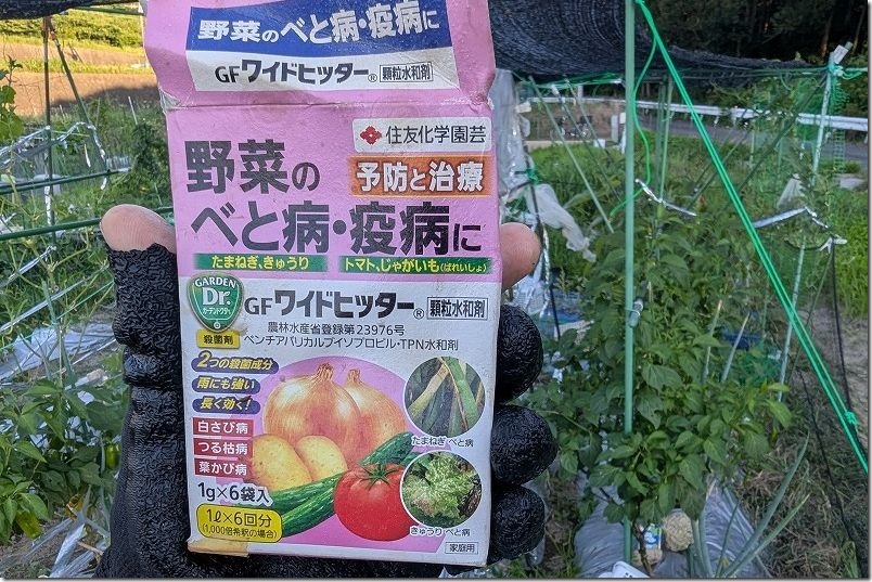 GFワイドヒッター顆粒水和剤 きゅうりへ使用