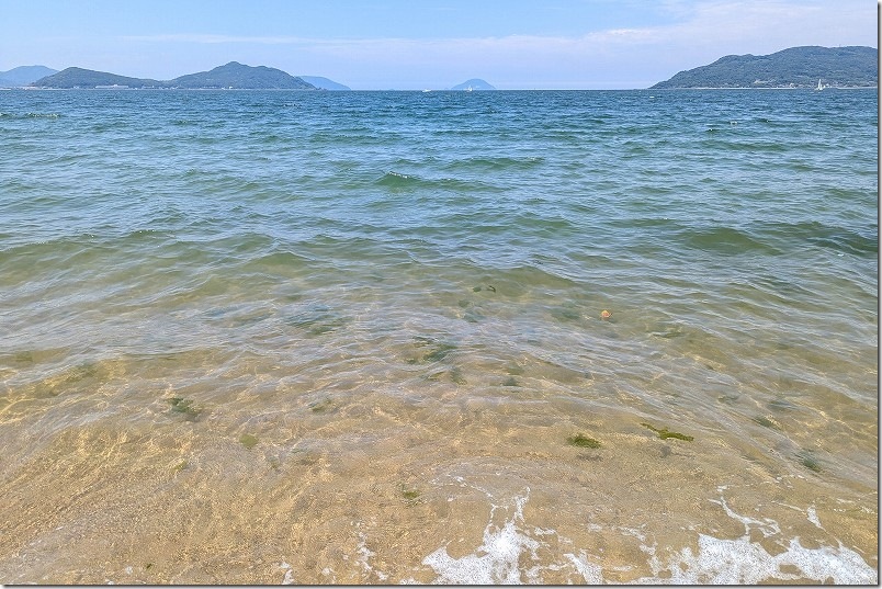 生の松原 砂浜【水遊び】