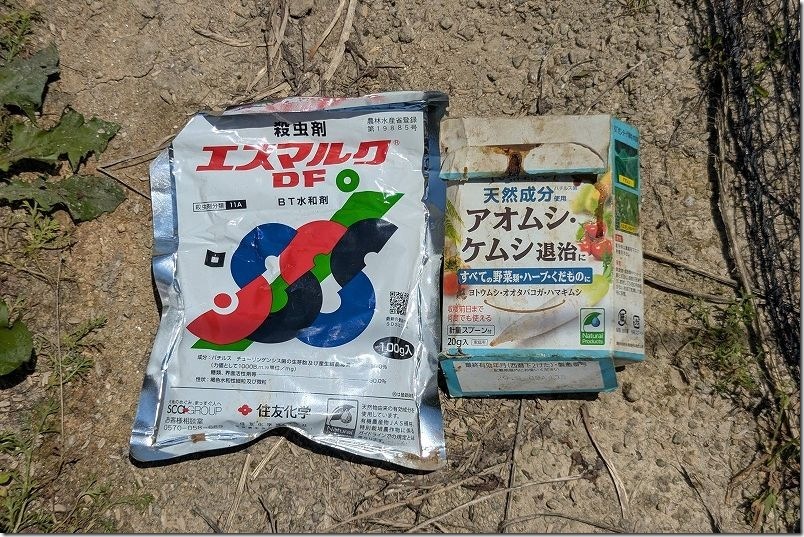 とうもろこし(交配極甘ホワイトコーン)のアワノメイガ対策|BT菌・エスマルクDF使用結果 とうもろこし(交配極甘ホワイトコーン)のアワノメイガ対策|BT菌・エスマルクDF使用結果